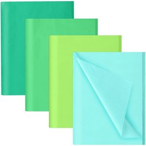 Set di 80 Fogli di Carta Velina 50x50 cm in Colori Assortiti per Lavori di Carta, Copre la Maggior Parte delle Misure Necessarie - Product Image 1