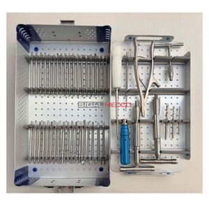 Juego de Destornilladores y Extractores Quirúrgicos Ortopédicos de Acero Inoxidable, Kit Profesional para la Extracción de Tornillos Rotos, Trauma Ortopédico - Product Image 3