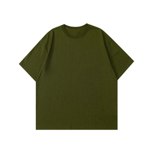 T-shirt Homme Oversize Col Rond Manches Courtes en Coton/Spandex de Haute Qualité, Coupe Ample Tendance avec Logo Frontal – Vierge - Product Image 4