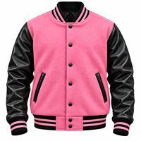 Blouson Bomber Unisexe en Laine Matelassé avec Doublure Personnalisée, Patchs Chenille et Lettres, Style Collège, Écologique et Respirant