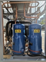 Refroidisseur d'eau industriel à air comprimé 5HP 10HP 15HP 20HP 25HP 30HP avec réservoir d'eau intégré pour le refroidissement industriel