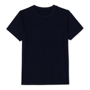 เสื้อยืดคอกลมแขนสั้นผู้ชาย ทรงปกติ สวมใส่สบาย สีพื้น ผ้าฝ้ายเจอร์ซีย์ถัก 100% ดีไซน์มีกระเป๋า - Product Image 1