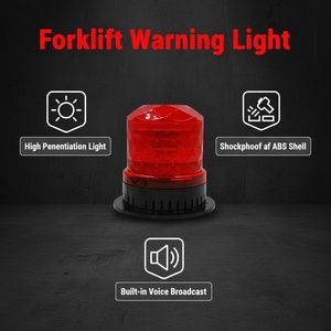 Luz de Advertencia LED Industrial para Montacargas, DC 12-100V, Alarma Audible de 105 dB, Luz Estroboscópica Intermitente, Protección IP65, <span class=keywords><strong>16</strong></span> Tonos Opcionales - Product Image 5