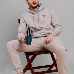 Chándales Deportivos Modernos para Hombre con Capucha, Invierno, 100% Algodón, Secado Rápido, Material Transpirable y Cómodo, para Entrenamiento Físico y Uso Casual - Product Image 3