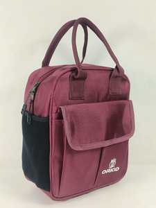 Insulated <b>Lunch</b> <b>Bag</b> Double Layer Zipper Food Tote Thermal Picnic <b>Bag</b> with Handles Custom Logo - Product Image 3