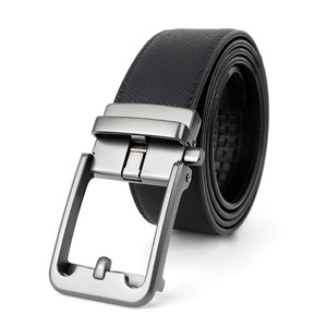 Cinturón de Cuero Vacuno de Doble Cara para Hombre, Estilo Casual y Formal, con Hebilla Giratoria de Aleación, Personalizable, de Alta Calidad y Ecológico, Venta al Por Mayor - Product Image 2
