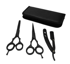 Kit de ciseaux à effiler professionnels en acier inoxydable à lame tranchante pour la coupe de cheveux, outils de salon ARISTON INTERNATIONAL à vendre - Product Image 5