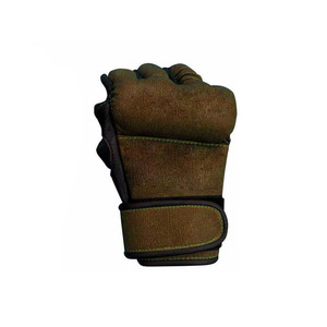 ถุงมือชกมวย MMA แบบครึ่งนิ้วสั่งทำได้ หนังวัวแท้ ระบายอากาศได้ดี - Product Image 2