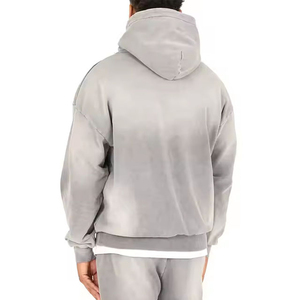 เสื้อฮู้ดดี้ผู้ชายแบบพรีเมียมสำหรับใส่ทุกวัน ผ้าเนื้อนุ่ม ลุคแบบฟอกสี สวมใส่สบาย ทรงพอดีตัว วัสดุทนทาน สไตล์ทันสมัย พิมพ์ลาย สำหรับฤดูหนาว - Product Image 2