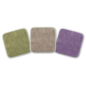 Lingettes en tissu 100% coton, extra douces, durables, absorbantes, plusieurs couleurs et taille personnalisée, utilisation polyvalente - Product Image 1