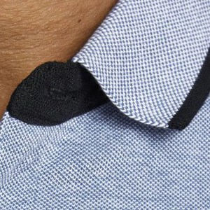 Camiseta de Manga Corta para Hombre, Diseño Liso, Tejido de Poliéster/Algodón, Antiarrugas, con Cuello Camisero - Product Image 4