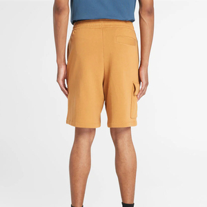 Men's Casual Solid Style <b>Elastic</b> Sweat Fleece Gym Shorts Comfortable OEM Cotton-Wholesale Customizable Plain Design Men Shorts - Product Image 4