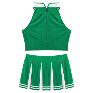 Tenues de pom-pom girl professionnelles pour femmes, imprimées avec logo, haute performance, dernier design, ensembles en polyester de qualité supérieure - Product Image 2