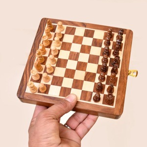Wood <b>Board</b> Game Gift Luxury Professional Staunton Chessmen Weighted for Tournament <b>Set</b> Wooden <b>Chess</b> <b>Set</b> Handcrafted - Product Image 3