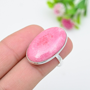 แหวนเงินแท้ 925 ประดับพลอยหลากชนิด ดีไซน์ดั้งเดิมจาก Thulite ขายส่งราคาโรงงาน - Product Image 3