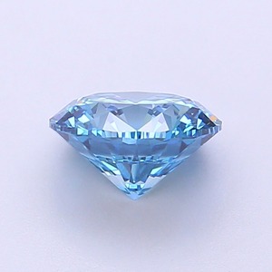 Diamant CVD cultivé en laboratoire, forme ronde, bleu vif fantaisie, clarté VS1, polissage excellent, pierre précieuse brute brillante. - Product Image 2