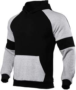 Precio al por mayor personalizado 2026 Conjunto de sudadera con capucha y pantalón de chándal de algodón 100% liso para hombre, estilo urbano - Product Image 2