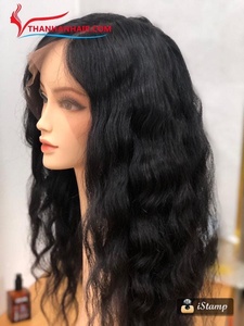 Las pelucas onduladas de Remy virgen Natural 100% más vendidas, cabello humano vietnamita elaborado a mano que ofrece un aspecto impresionante, extremos completamente saludables - Product Image 3