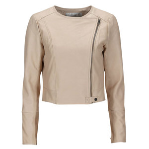 Chaqueta de Motocicleta de Piel de Cordero de Alta Calidad para Mujer |   Forro de Algodón Grueso, Resistente al Viento, Transpirable, Elegante y Duradero para Primavera/Otoño - Product Image 6