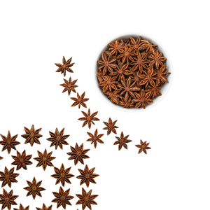 Delicioso anís estrellado entero seco de la mejor calidad, hecho en Vietnam, el más vendido, envasado en caja de 10 kg, a precio económico. - Product Image 1