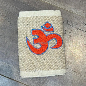 Designer Handmade Himalayan Hemp <b>Wallet</b> Eco-Friendly Natural Fabric <b>Wallet</b> with Zipper & <b>Card</b> Slots Sustainable Minimalist Purse - Product Image 3