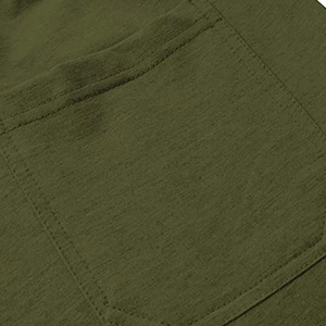 Shorts de sport pour hommes à taille haute, couleur unie, avec cordon de serrage, poche zippée, séchage rapide, en spandex et nylon, shorts décontractés - Product Image 4