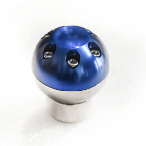 D1SPEC Metal <b>Car</b> Shift Knob Blue Silver Gold Polished Finish Modern Style Wall Mount Ornament - Product Image 1