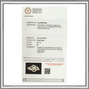 แหวนเพชรแล็บโกรว์ด์ทรงคลาสสิกสำหรับผู้หญิง ฉลองครบรอบ 14K ทองคำแท้ ทรงกลมเจียระไนบริลเลียนท์ รับรองโดย IGI & INGEMCO ขายส่ง - Product Image 5
