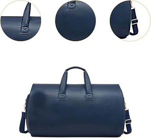 Hot Selling Duffel Bag Genuine Leather Custom Gym Sports Duffle Bag Shoe Compartment Lightweight Water Resistant Travel - Product Image 4