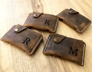Custom Genuine Leather <b>Card</b> <b>Holder</b> Luxury RFID Blocking Credit <b>Card</b> Case Slim Pocket Business <b>Card</b> <b>Wallet</b> LCH-0166 - Product Image 4