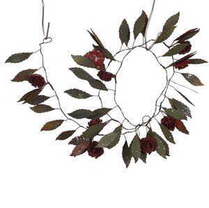 Guirnalda de Flores para Decoración de Fiestas, Lujosa Decoración Navideña Personalizada, Multicolor, de Lámina de Hierro, Moderna, Colgante - Product Image 5