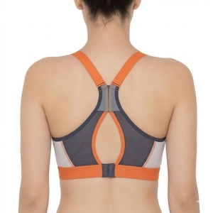 Sujetador deportivo de alto impacto personalizado para mujer, sujetador deportivo con cremallera frontal, sujetador deportivo tipo racerback, tela transpirable de spandex y poliéster - Product Image 2