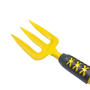 JAYA MATA JM168 15in Steel Hand Cultivator 3 Teeth Garden Fork with PVC Grip for Soil Turning <b>Weeding</b> and Planting Work - Product Image 3