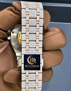 Reloj Mecánico de Lujo Blue Moon de Alta Calidad, Automático, Unisex, de Acero Inoxidable, 42 mm, Cristal de Zafiro, Plateado - Product Image 4