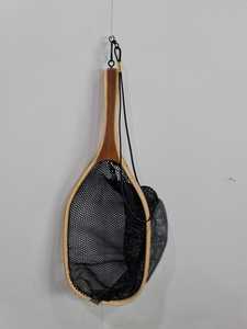 Outdoor <b>Fly</b> Fishing Landing <b>Net</b> Trout <b>Net</b> Wooden Frame With Rubber Netting Hand Cast <b>Net</b> Thor Landing Fishing <b>Net</b> Dip Trout - Product Image 5