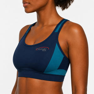Soutien-gorge de sport personnalisé pour femme, maintien élevé, respirant, rembourré, extensible, pour la course, l'entraînement, le fitness, la gym, vente en gros, service OEM - Product Image 2