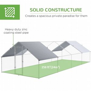 Pollaio Personalizzabile Tipo H con Gabbia a Rete per Galline Ovaiole, Nessun Prodotto Difettoso, Resi Supportati - Product Image 5