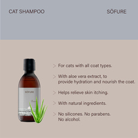 Proveedor Mayorista de Champú para Mascotas España |   Champú para Gatos Sofure Gato 250ml con Extracto de Aloe Vera a Precio Competitivo