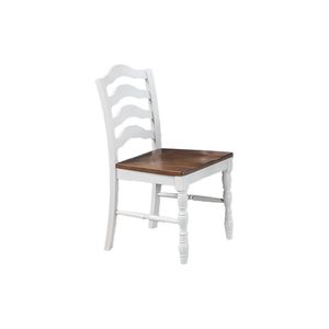 Set da Pranzo Bianco 5 Pezzi con Tavolo Effetto Legno Naturale e Sedie, Elegante Arredamento per Sala da Pranzo - Product Image 4
