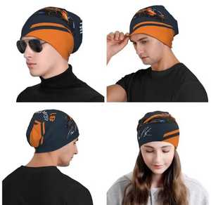 Bonnet unisexe adulte décontracté orange et bleu uni, respirant, imperméable, réglable 56-58CM - Product Image 4