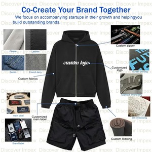 Découvrez la veste zippée en nylon mi-lourde à capuche avec logo réfléchissant personnalisé Discover-Impex, vêtements de sport pour hommes, survêtement streetwear OEM 2 en 1 - Product Image 5