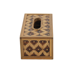 Cubierta para Caja de Pañuelos de Bambú Hecha a Mano, Ecológica, Tejida, Biodegradable y Sostenible para Hogar, Oficina y Hotel - Product Image 3