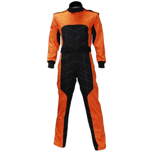 Traje de Carreras Naranja y Negro para Hombre, Manga Larga, Retardante de Llama, Poliéster, para Todas las Temporadas, Ropa de Motociclismo y Automovilismo - Product Image 5