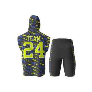 Maillots de football 7 contre 7 personnalisés haut de gamme, débardeurs à capuche de football 7 contre 7, gilets de compression pour jeunes pour le football 7V7 - Product Image 5