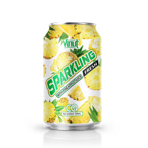 50.7 fl oz Bottle Pineapple Juice Drink Sparkling Water OEM ODM Private Label <b>Beverage</b> Manufacturer - Product Image 1