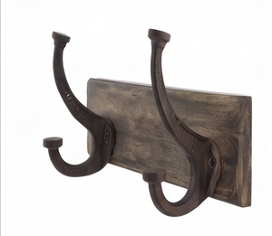 Premium Heavy Duty Wall <b>Hooks</b> With Elegant Antique Finished Perfect For Bathroom Hangers And Stylish Home Decor - Product Image 3