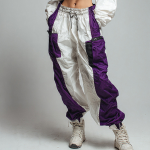 <b>Drawstring</b> Waist Windbreaker Pants Women High Quality Waterproof Rain Pants Ladies Rain <b>Trouser</b> - Product Image 4