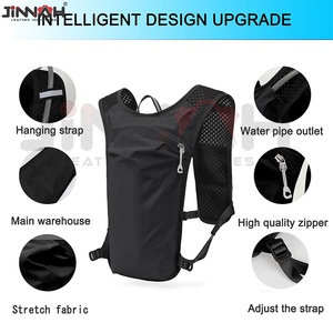 Sac à dos d'hydratation léger et imperméable E-RIKE de haute qualité avec poche à eau de 1,5 L, gilet de course personnalisé pour activités de plein air - Product Image 2