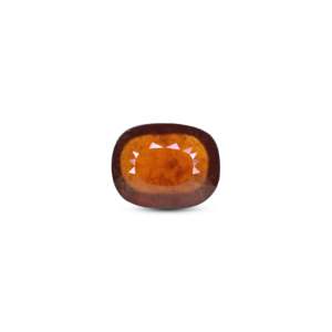 65 Carat Faceted Oval Cut Hessonite Gomed Loose Gemstone High Quality Red Garnet for Fine Jewelry - Product Image 1