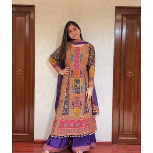 กระจกพิมพ์ลายดิจิตัลหรูหราหรูหรามีสีม่วง - Product Image 1